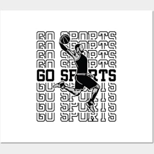 Go Sports basketball Posters and Art